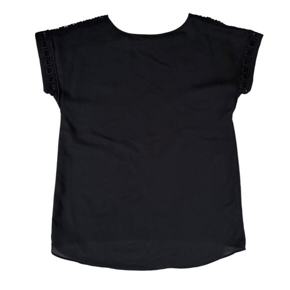 Midnight Lace Sheer Top: Flirty & Flowy Lightweight Chic - Picture 6 of 6
